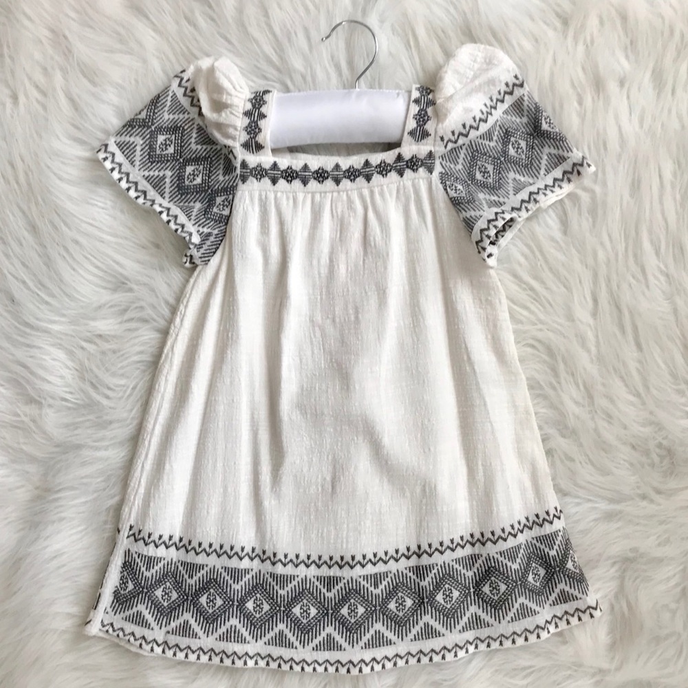 Jessica Simpson Embroidered Linen Dress
